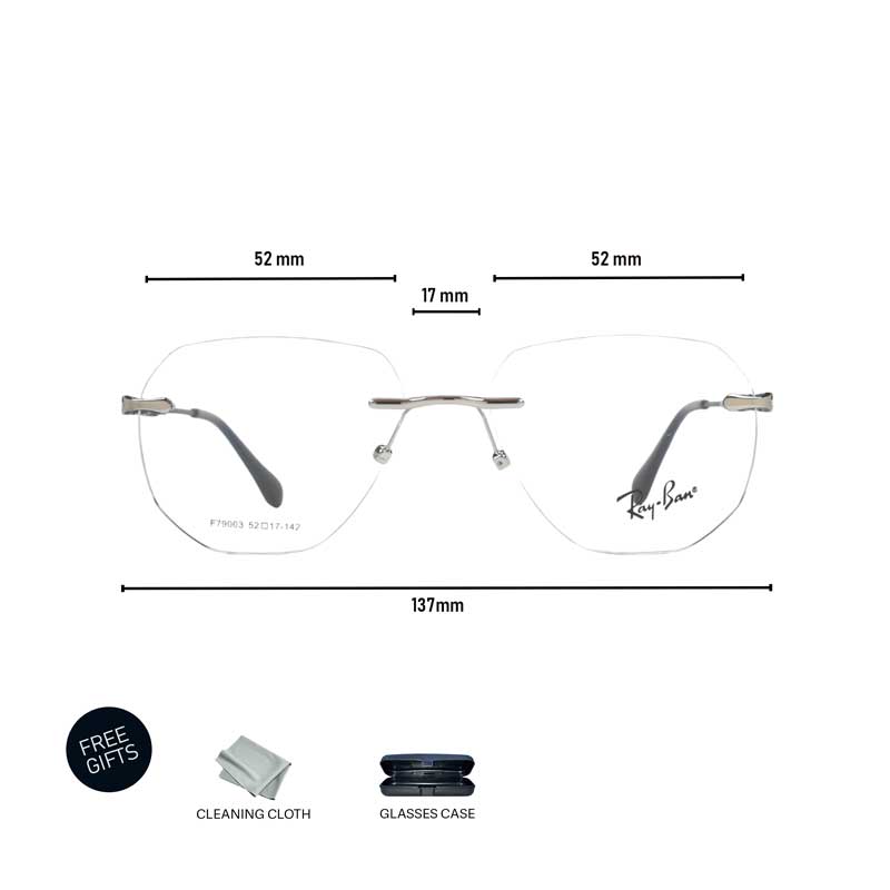 RAYBAN Rimless Royal SU21